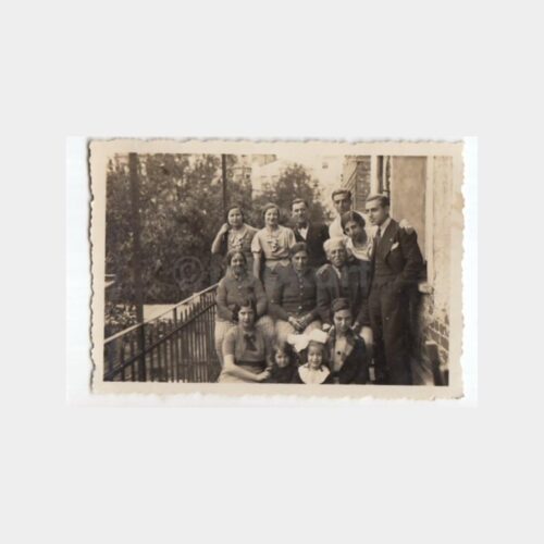 1940 Tarihi Evde Aile Görünüş Fotoğraf
