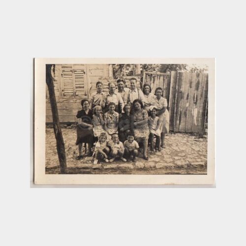 1940 Tarihi Evde Aile Görünüş Fotoğraf