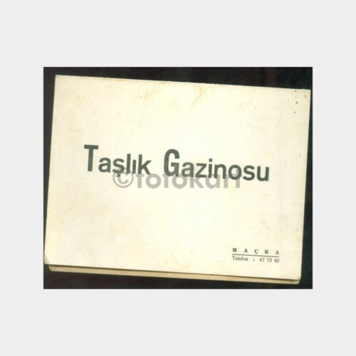 1970 Maçka Taşlık Gazinosu Fotoğraf Kabı