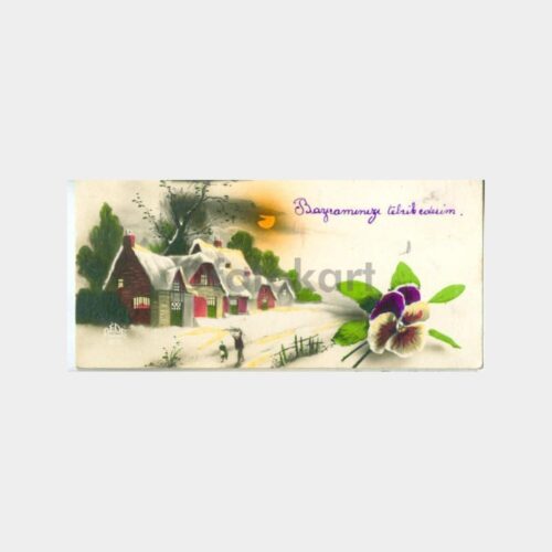 1931 Eski Küçük Ebat Bayram Tebrik Kartları