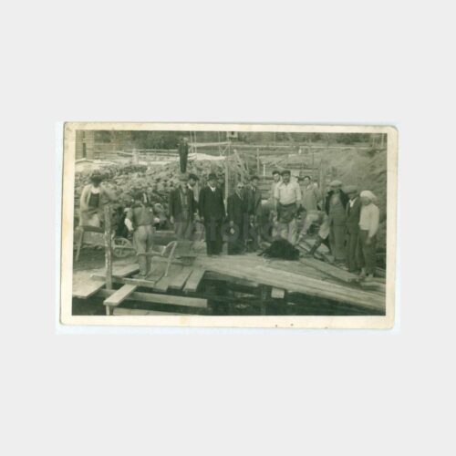 1950 İnşaat Temel Atma Konulu Fotoğraf