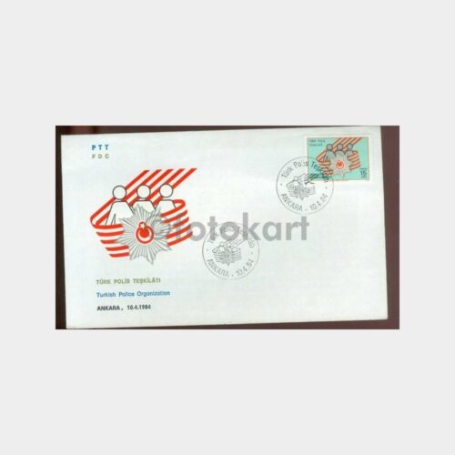 1984 Türk Polis Teşkilatı FDC