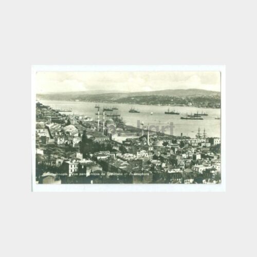 1930 İstanbul Liman Tophane Boğaziçi Kartpostal