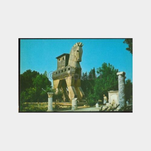 1977 Truva Tahta At Görünüş Kartpostal