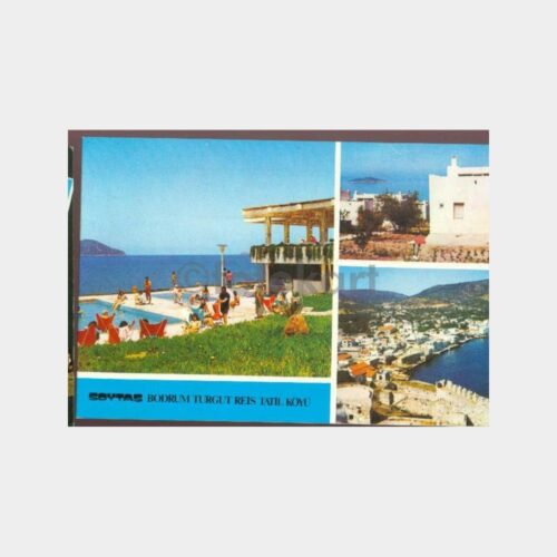 1970 Turgutreis Soytaş Görünüş Kartpostal