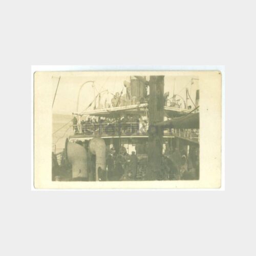 1930 Vapur Güvertesinde Yolcular Fotoğraf