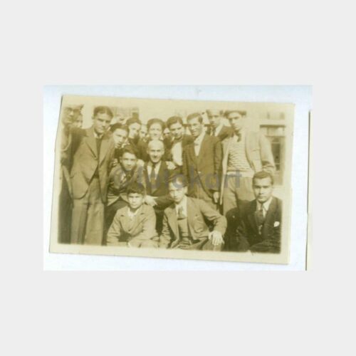 1934 Vefa Lisesi Öğrenciler Grup Fotoğraf