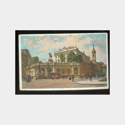 1921 Viyana Tablo - İstanbul Varışlı Kartpostal