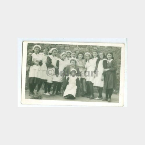 1940 Yemek Dersinde Öğrenciler Fotoğraf