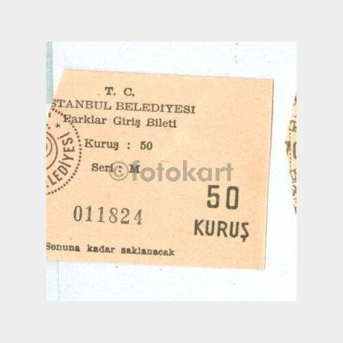 1970 Yıldız Parkı Giriş Bileti (2 Adet) - Görsel 2