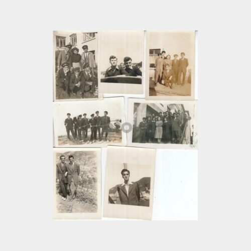 1952 Zonguldak Lisesi Eğitim Hayatı Konulu 7 Adet Fotoğraf
