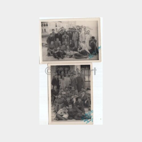 1951 Zonguldak Lisesi Çorum Vapuru ile İstanbul Gezisi Konulu 3 Adet Fotoğraf