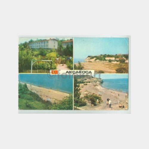 1974 Akçakoca 4 Görünüş Kartpostal