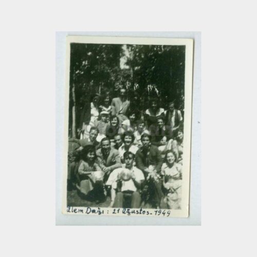 1949 Alemdağ Gezisi Konulu 3 Adet Fotokart - Görsel 3