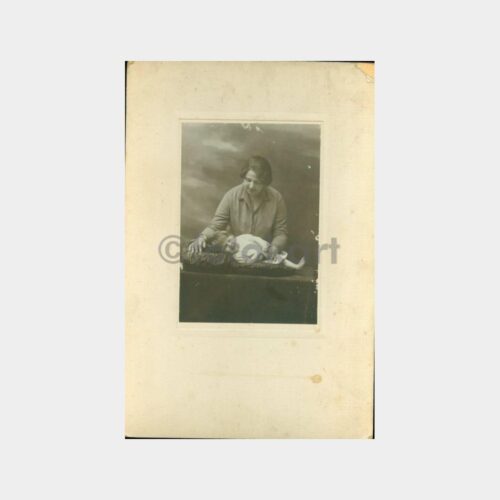 1920 Anne ve Çocuk Stüdyo Fotoğraf