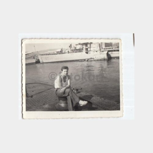 1960 Askeri Gemi D 346 Borda Nolu Görünüş Fotoğraf