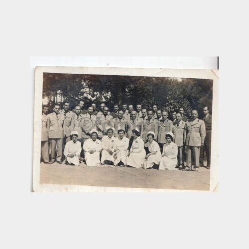 1960 Askeri Hastane Personeli Subay Doktor ve Hemşireler Fotoğraf