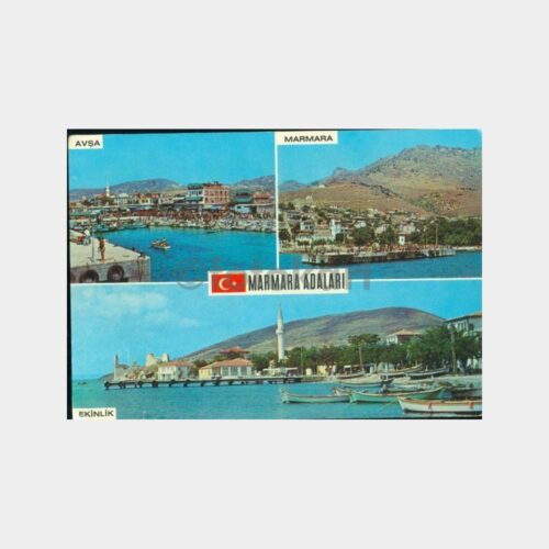 1970 Marmara Avşa Ekinlik Görünüş Kartpostal