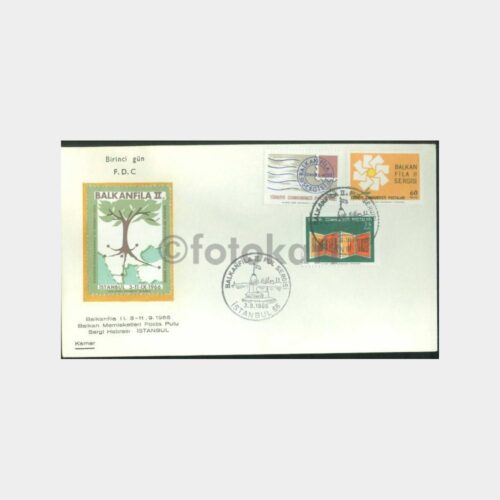 1966 Balkanfila 2. Pul Sergisi FDC