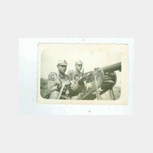 1930 Askeri Makineli Batarya Konulu Fotoğraf