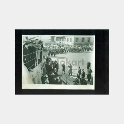 1958 Celal Bayar Libya Gezisi Albümü Fotoğraf