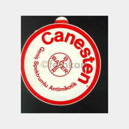 1960 Bayer İlaç - Canesten Etiketi