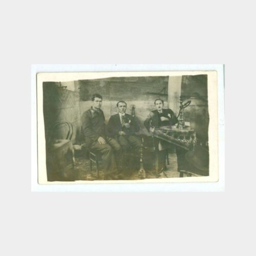 1928 Nargile İçen Baylar Görünüş Fotoğraf