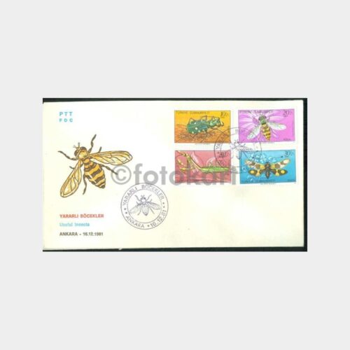 1981 Zararlı Böcekler FDC