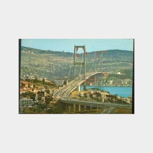 1974 Boğaziçi Köprüsü Görünüş Kartpostal