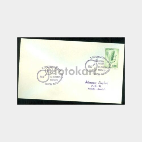 1980 Essen Pul Sergisi Türkiye Günü FDC