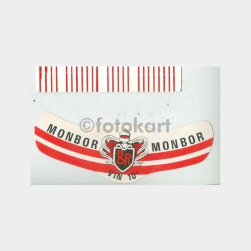 1950 Monbor Şişe Etiket