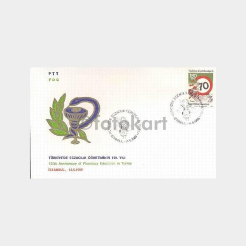 1989 Türkiyede Eczacılık Öğretimi 150. Yılı FDC