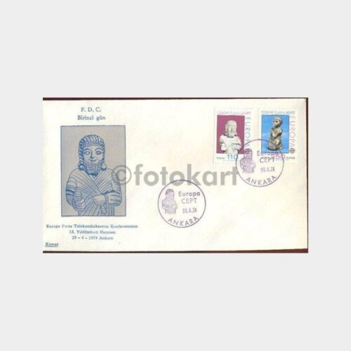 1974 Europa CEPT 15. Yıldönümü FDC