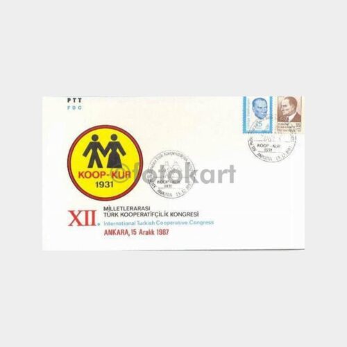 1987 12. Koop - Kur Kongresi FDC