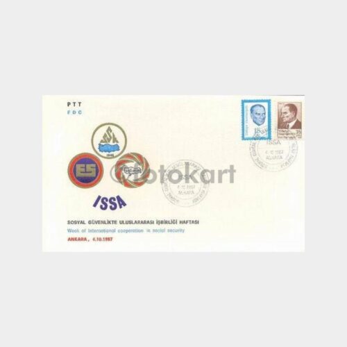 1987 Sosyal Güvenlikte UA İşbirliği Haftası FDC