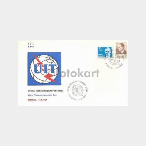 1987 Dünya Telekomünikasyon Günü FDC