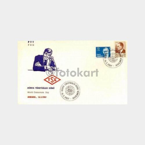 1987 Dünya Tüketiciler Günü FDC