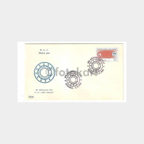 1981 Bir Milyonuncu Telefon Hattı FDC