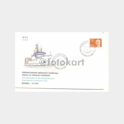 1985 Oşinografi Komisyonu 25. Yılı FDC