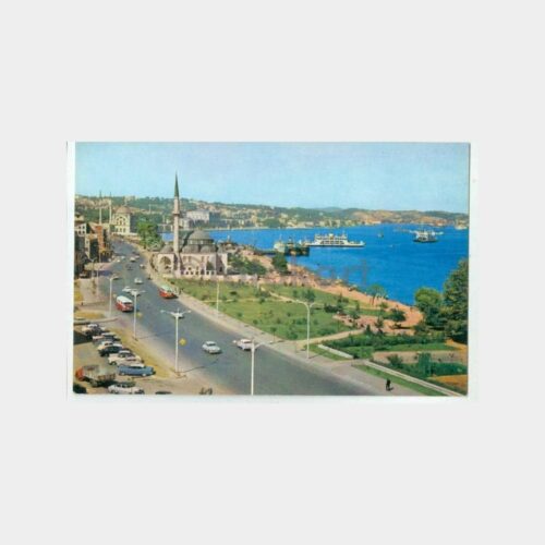1966 Kabataş Fındıklı Vapur Görünüş Kartpostal