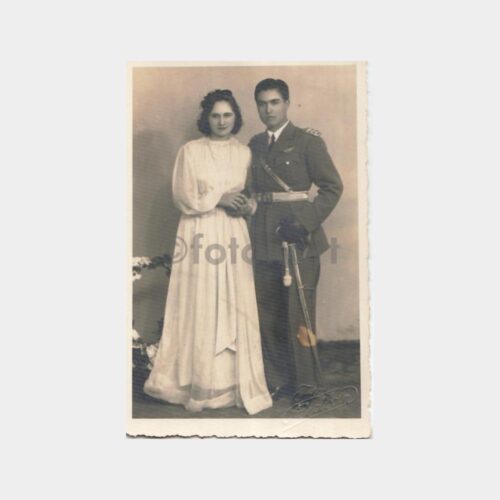 1944 Ankara -Foto Rıdvan- Stüdyo Gelin Fotoğraf