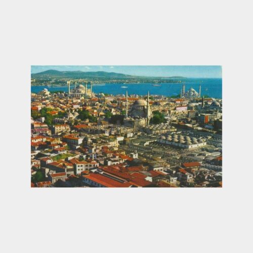 1980 İstanbul Havadan Genel Görünüş Kartpostal