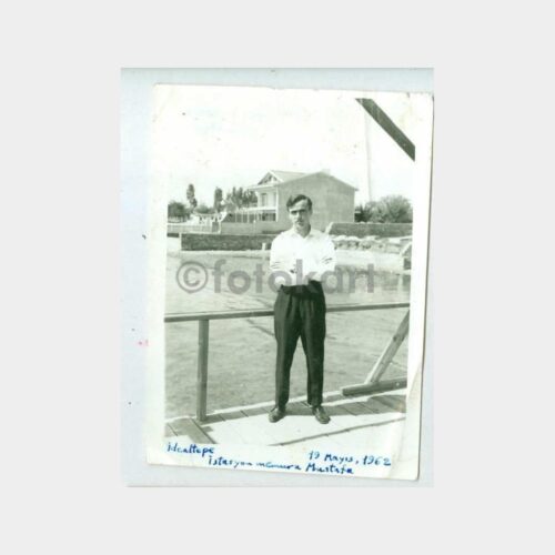 1962 İdealtepe Sahili İstasyon Memuru Fotoğraf