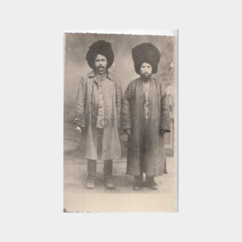 1922 İran Sınırında İlginç Yerel Tipler Fotoğraf