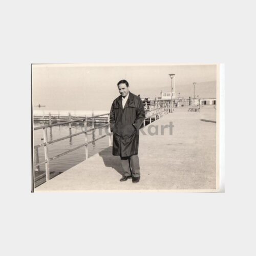 1955 İskelede Bay Konulu Fotoğraf