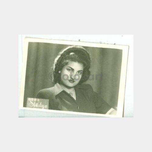 1947 Foto Stüdyo Kadın Fotoğraf