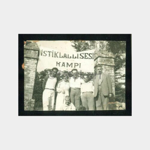 1931 İstiklal Lisesi Kamp Hatırası 2 Adet Fotoğraf