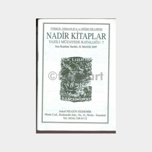 1997 Sahaf Nilgün Özdemir Müzayede Kataloğu