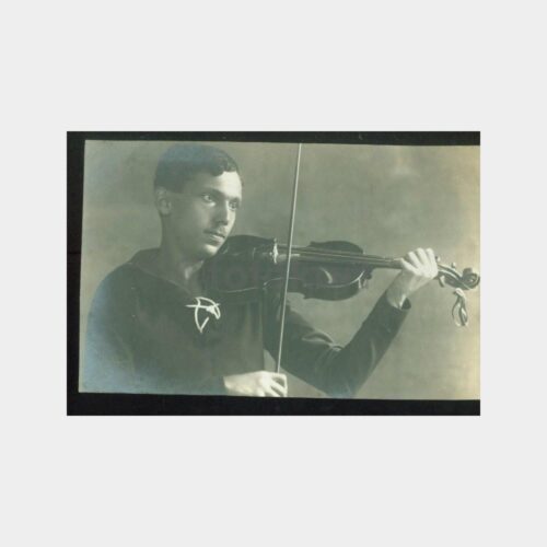 1926 Kemancı Genç Konulu Fotoğraf