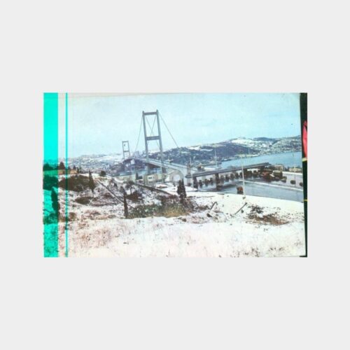 1974 Boğaziçi Köprüsü Kış Görünüş Kartpostal